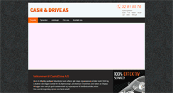Desktop Screenshot of cashdrive.no