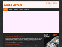 Tablet Screenshot of cashdrive.no